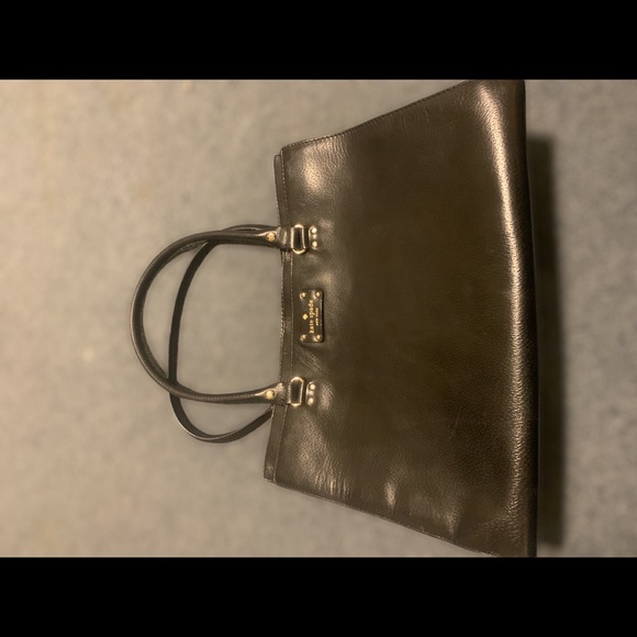 Kate Spade Black Leather Tote - Picture 6 of 6